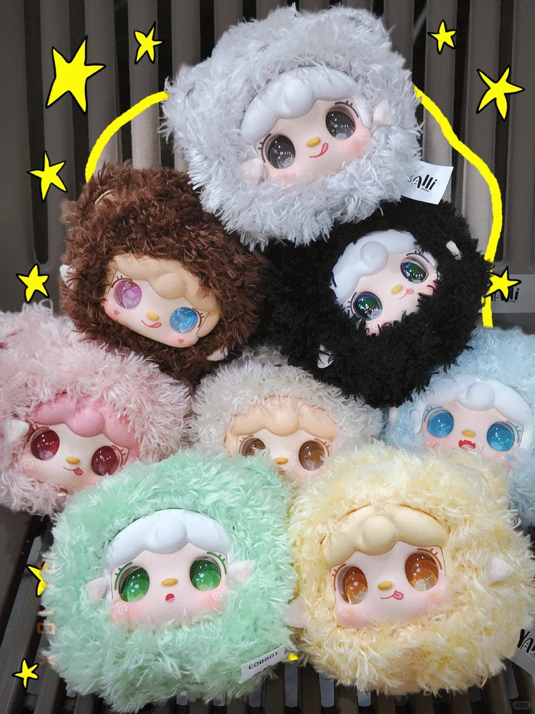 yooki V9 Little Bear Mini Pendant Plush Blind Box